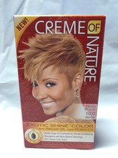 CREME OF NATURE EXOTIC SHINE COLOR W/ ARGAN OIL PERMANENT HAIR COLOR KIT