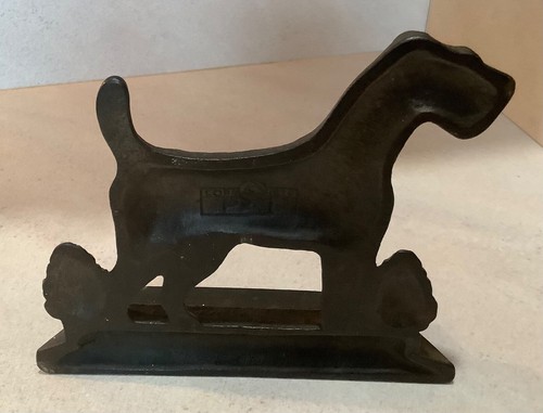 CAST IRON FOX TERRIER RARE PAL 1929 DOOR STOP - Picture 2 of 5