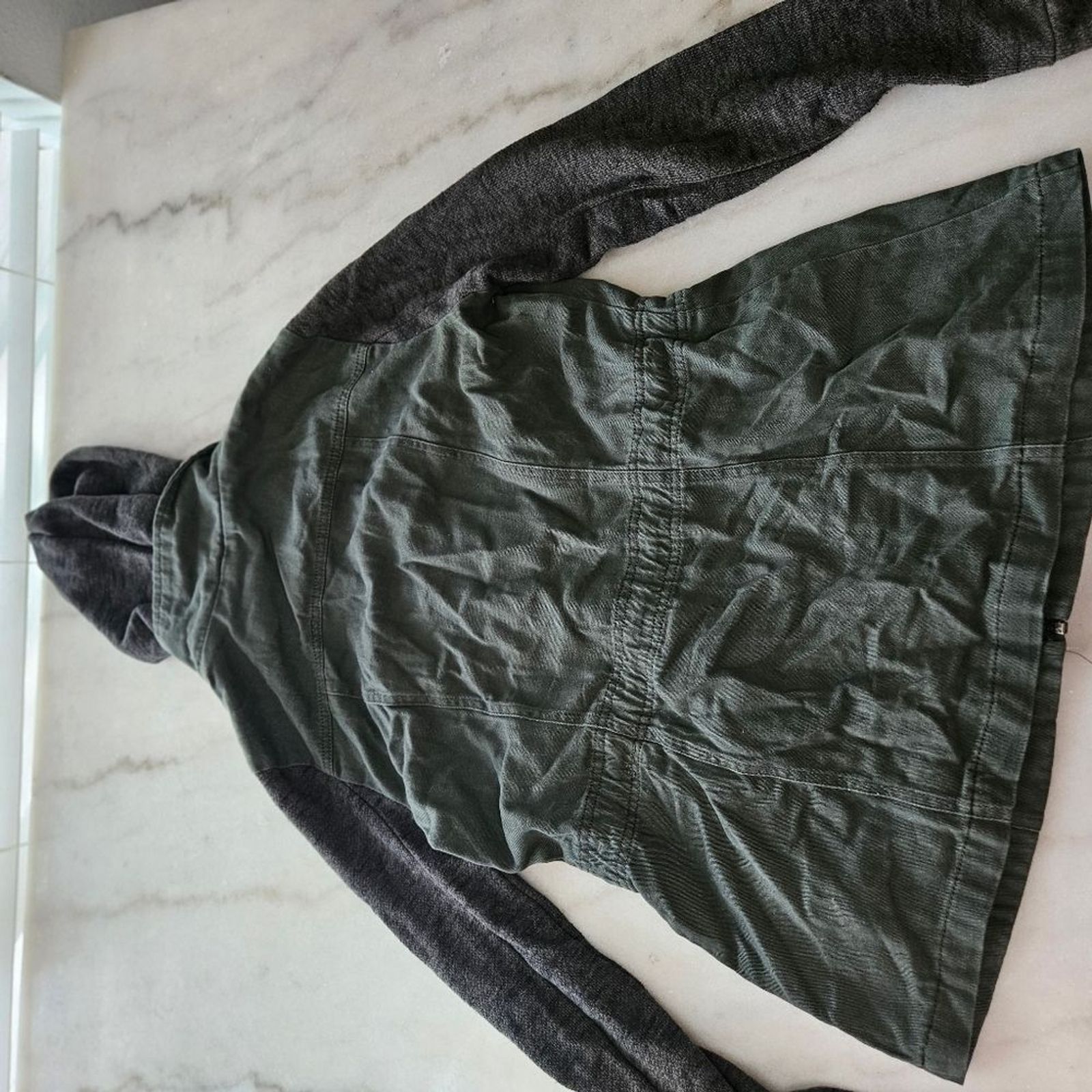 Lightweight Utility Jacket, Olive, Size Medium - … - image 2