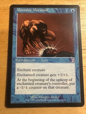MTG: Unstable Mutation - Time Spiral - Magic Card