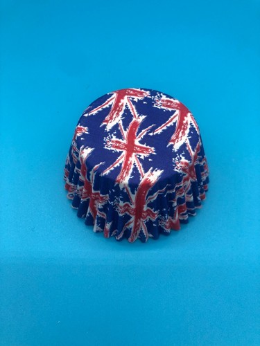 Football england union jack Cupcake Bun Cases Quality paper Muffin Cake Case - Picture 5 of 11