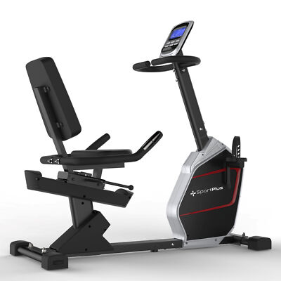 SportPlus Liegeheimtrainer Fitnessbike Heimtrainer, SP-RB-9900-R-iE