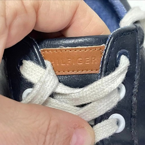 Tommy Hilfiger Boys Sneakers Size 2.5 Cormac Core Peacoat Blue Tie Closure - Picture 8 of 12