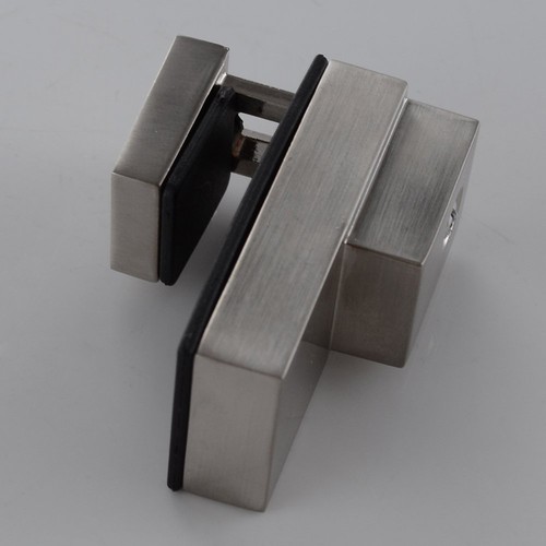 Adjustable Wood/Glass Floating Shelf Bracket Holder Support Wall Mount Brushed - Picture 3 of 8