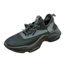 Steve Madden Milo Fashion Sneakers 10 M Black Athletic Shoe Running Performance