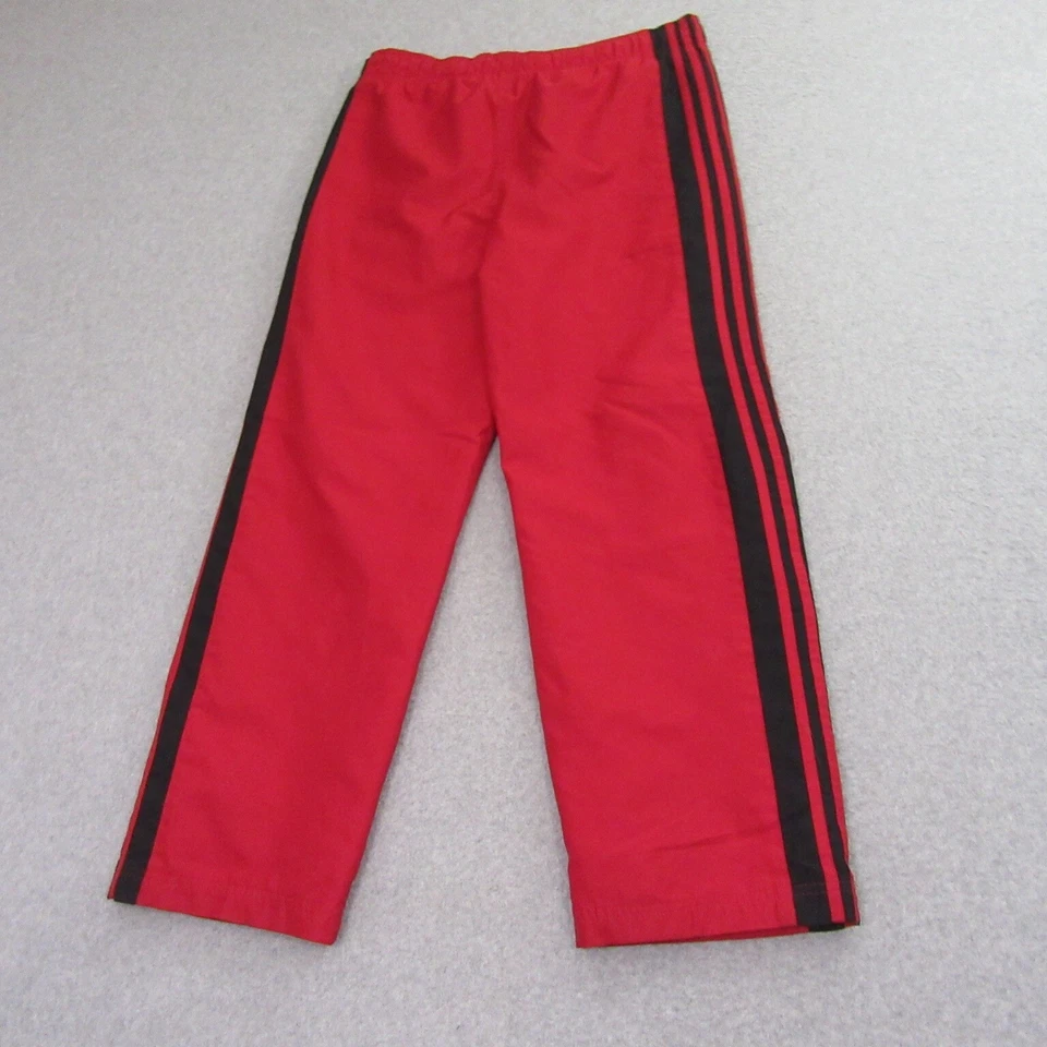 Adidas Boys Arkansas Razorbacks Track Pants 14/16 Red Active Athletic - Image 2 of 4