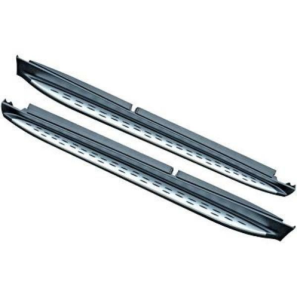 Set Alu Trittbretter Schweller Passt FüR Mercedes ML M GLE Klasse W166 Bj. 2011--image