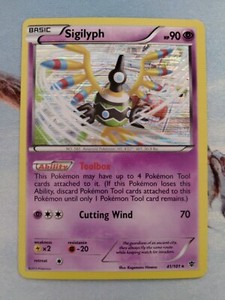 Sigilyph 41/101 Foil Rare - Plasma Blast - Pokemon TCG - LP