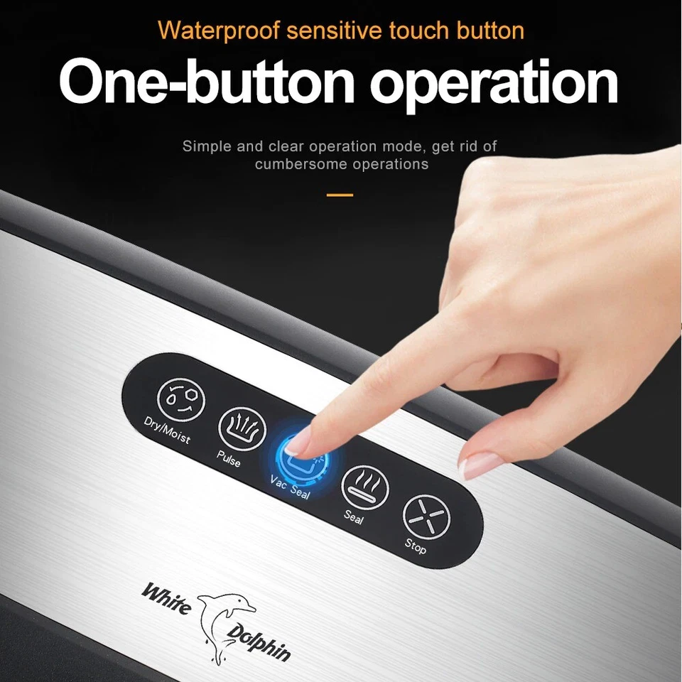 Best Electric Vacuum Sealer Machine 220V 110V With 10pcs Food Saver Bags - Image 4 of 4