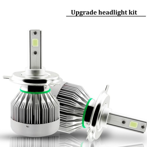 9003 H4 Ice Blue 8000K COB LED Headlight Conversion For Low/High Dual Beams Kit - Picture 2 of 11