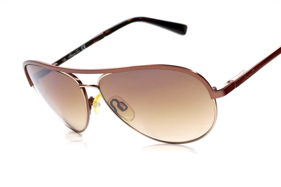 Óculos de Sol Kenneth Cole KC7018 Bronze Gradiente Aviador Luxo Itália 59-12-135mm - Imagem 4 de 4