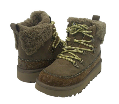 UGG CLASSIC ALPINE LACE UP WOMEN BOOTS SUEDE HICKORY US 5 /UK 3 /EU 36 /JP 22