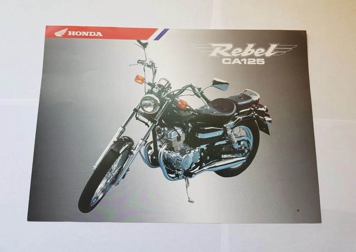 HONDA REBEL CA125 Motorcycle Sales Spec Leaflet SEP 1995 BR923 PP 10K 9.95