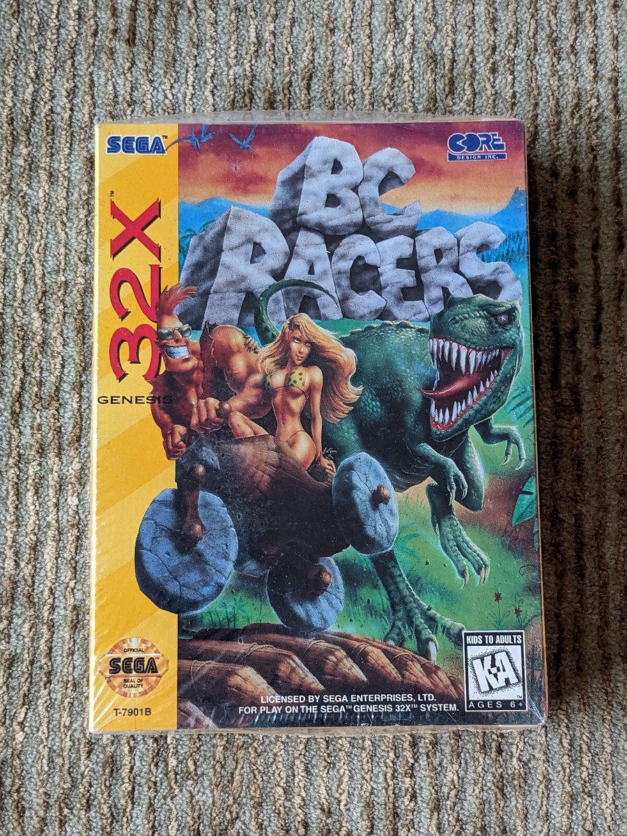 BC Racers Sega 32X BRAND NEW FACTORY SEALED Please read and See