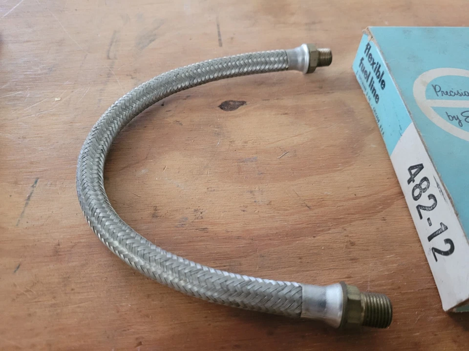 Vintage Edelmann Flexible Braided Fuel Line 482-12 - Image 4 of 4