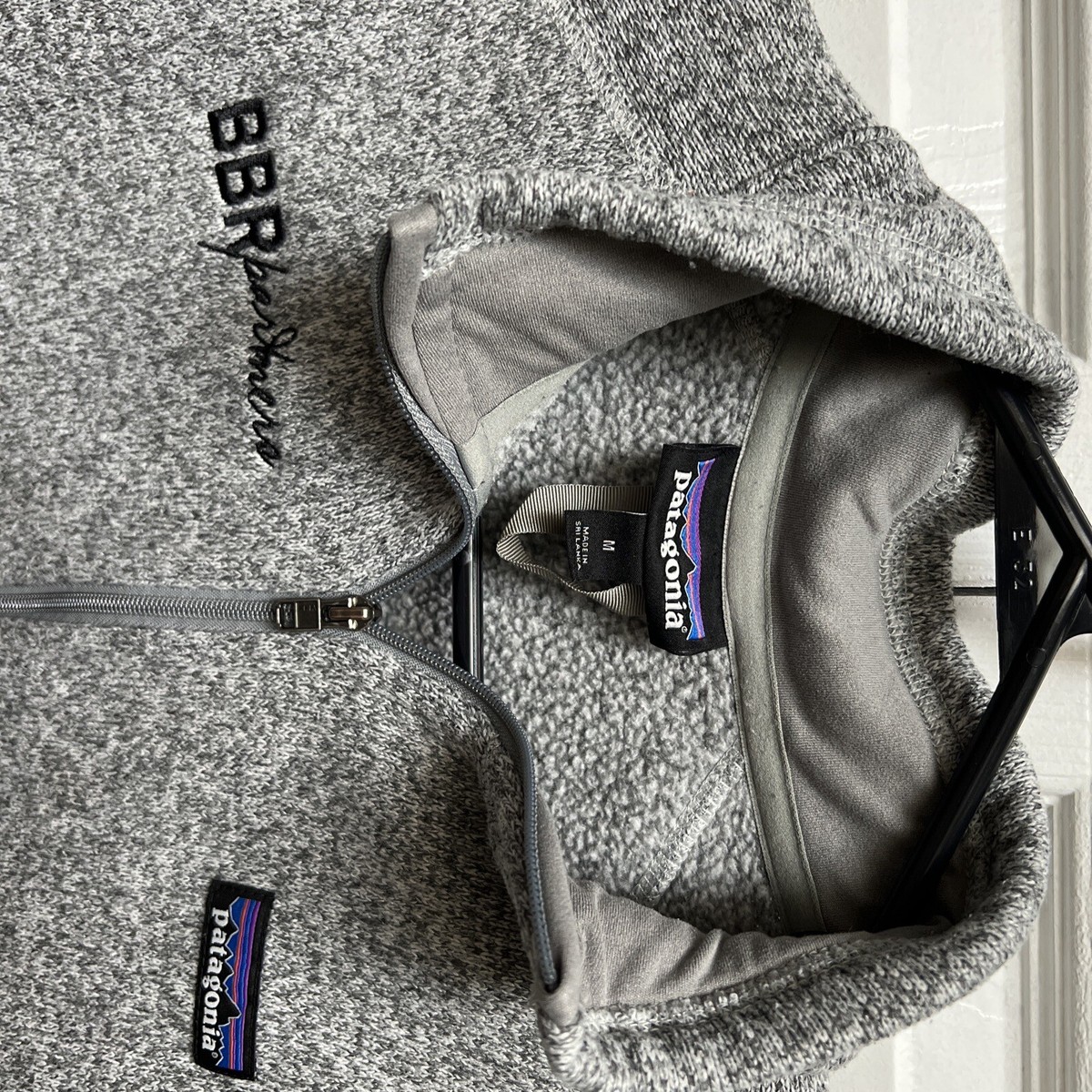 Patagonia Women Better Sweater Full Zip Medium Gray style Fleece