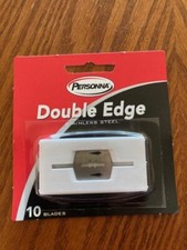 Personna Platinum Chrome Double Edge Razor Blades 10 Count
