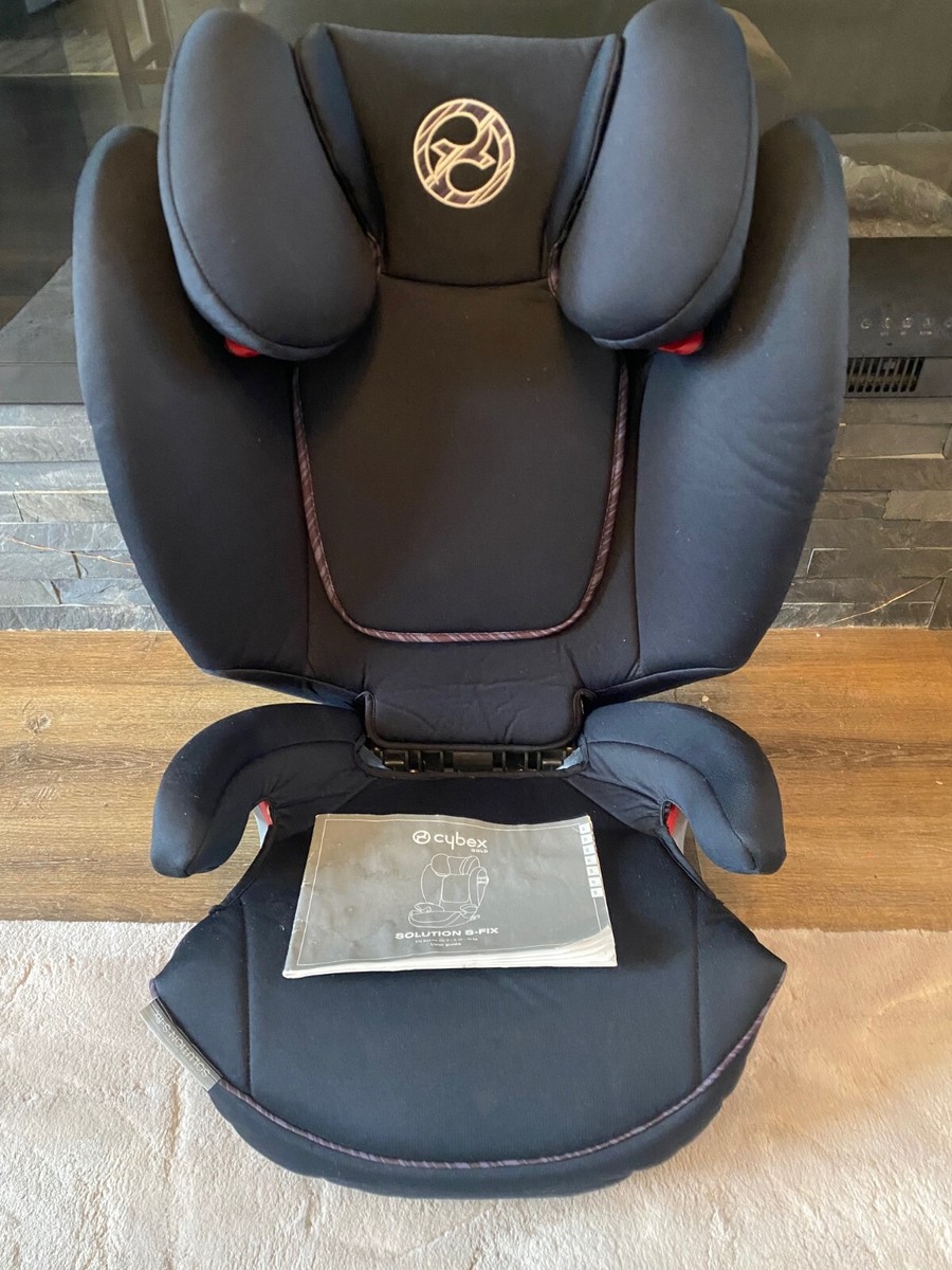 Cybex Gold Solution S-Fix High Back Booster Car Seat Black - Main Image