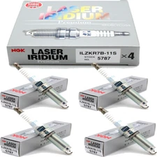 4X 5787 Laser Iridium Spark Plugs FOR NGK Acura Honda Civic TSX CR-V ILZKR7B11S