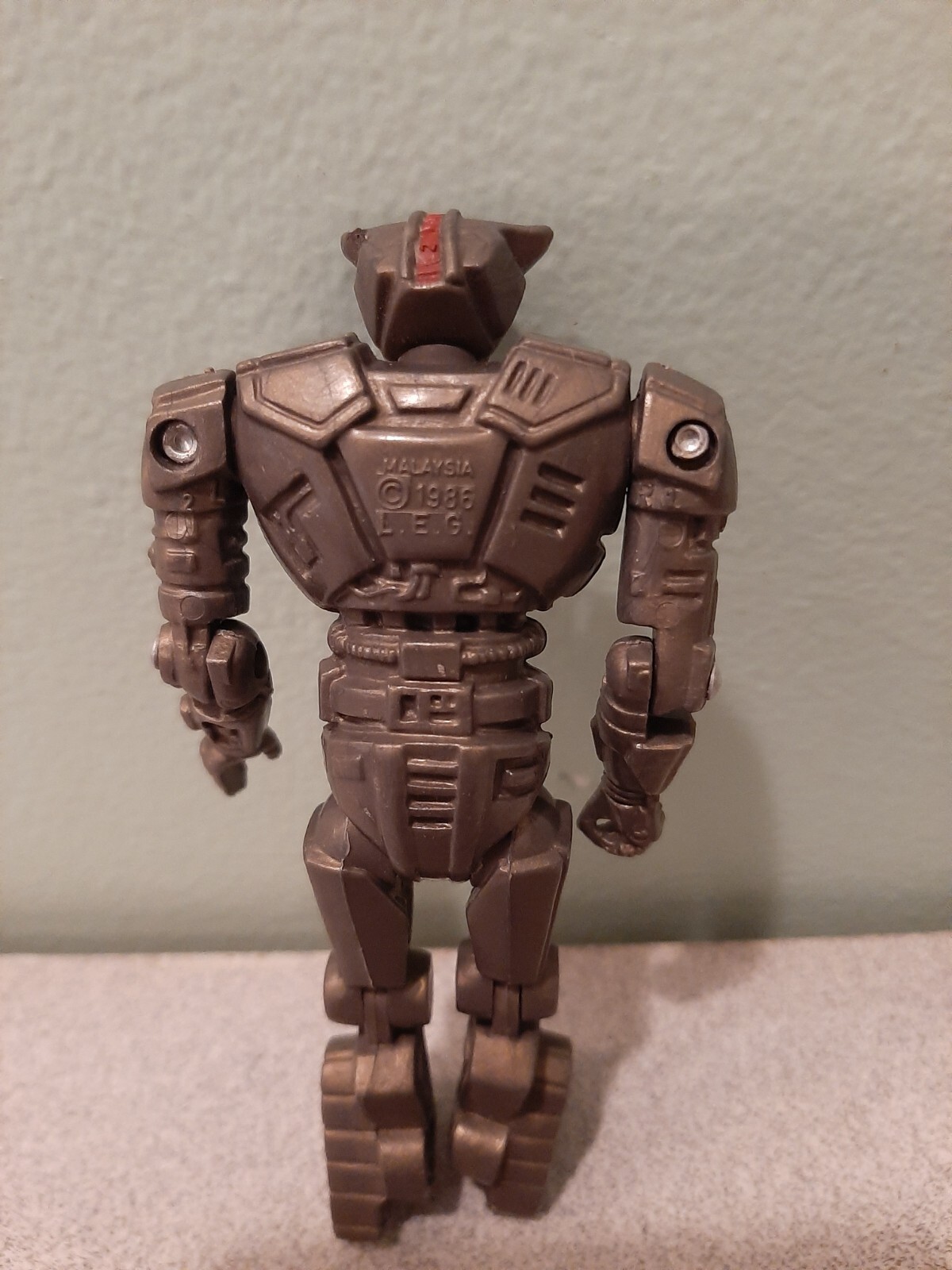 Vintage Captain Power Blastarr Ground Guardian Action Figure 4" 1986 Mattel