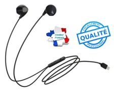 Black Wired Headphones Hi-Fi Headphones Sound High Quality USB Connection Type C