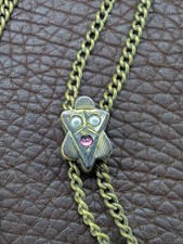 HB. & CO Signed VICTORIAN ANTIQUE GOLD FILLED POCKET WATCH JEWLED SLIDE CHAIN 