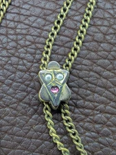 HB. & CO Signed VICTORIAN ANTIQUE GOLD FILLED POCKET WATCH JEWLED SLIDE CHAIN 