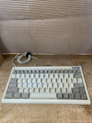 Vintage BTC 5100C Compact PS/2 Keyboard Gray Wired QWERTY Plug & Play Retro