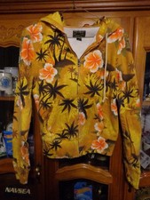 VINTAGE y2k LUCKY BRAND floral all over print full zip hoodie sweatshirt SMALL