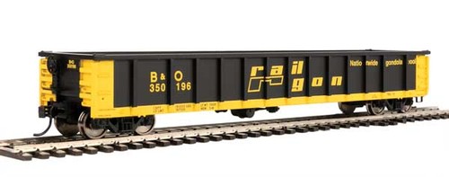 Góndola Walthers escala HO 53' Railgon Baltimore & Ohio/B&O (parcheada) #350169 | Condition: New