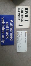 Railway Railtrack Signs Railwayana Job Lot.