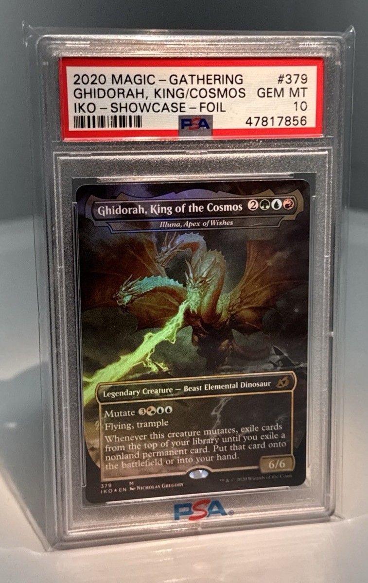 Magic The Gathering Ikoria Ghidorah, King Of The Cosmos Showcase