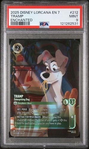 Tramp - Enterprising Dog graded PSA 9 for sale on eBay