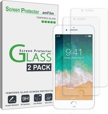 2PCS Screen Protector for Apple iPhone SE 3 SE2 8 7 6S 6 4.7" Tempered Glass Ant