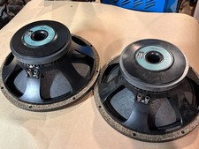 PAR (CANTIDAD 2) 18 Sonidos 15W700 15" Subwoofer 1200 vatios 8 ohmios Altavoz