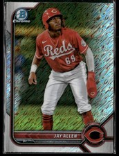 Jay Allen 2022 Bowman Chrome #BCP-234 Prospects Shimmer Refractor Reds