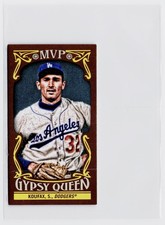 Sandy Koufax 2016 Topps Gypsy Queen MVP Minis #MVPM-SK Los Angeles Dodgers