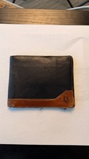 Vintage Christian Dior Mens Bifold Wallet - Brown Leather