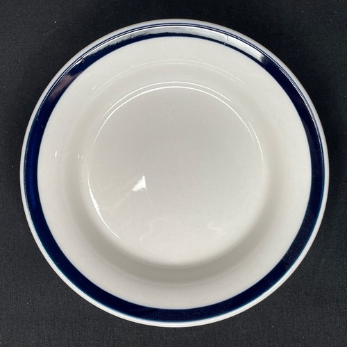 Lot of 4 IKEA Almhult White & Blue 4.75" Sauce Plate / Bowl Sweden S343 81 - Picture 9 of 11