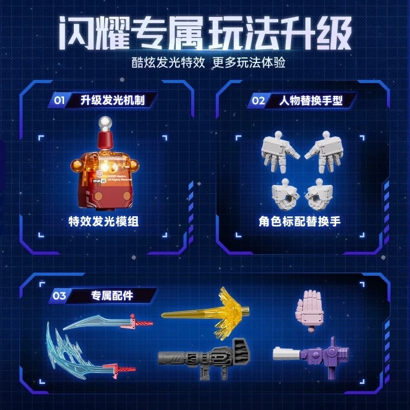 Transformers G1 Shockwave Action Figures Blokees Shining V4 Model Toys Lot - Image 3 of 4