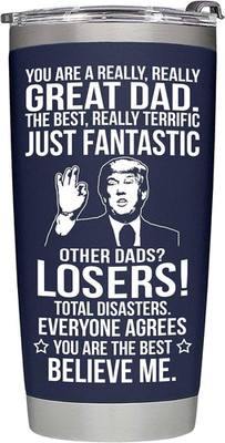 Fathers Day Gift for Dad from Daughter, Son, Kids - Funny Fathers Day Tumbler -