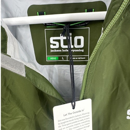 Stio Men's Pine Forest Rollick Hooded Jacket Size L - Picture 5 of 13