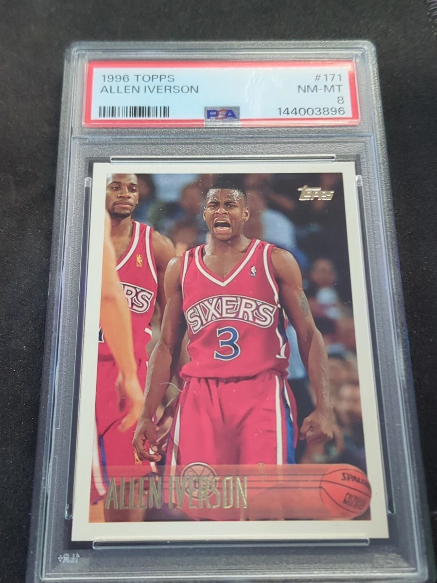 Allen Iverson Professional Sports Authenticator (PSA) Basketball