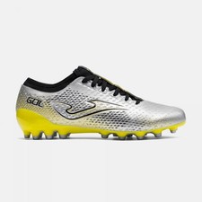 JOMA Scarpette da Calcio Uomo Gol 26 AG -  2612 (Grigio/Giallo/Nero)