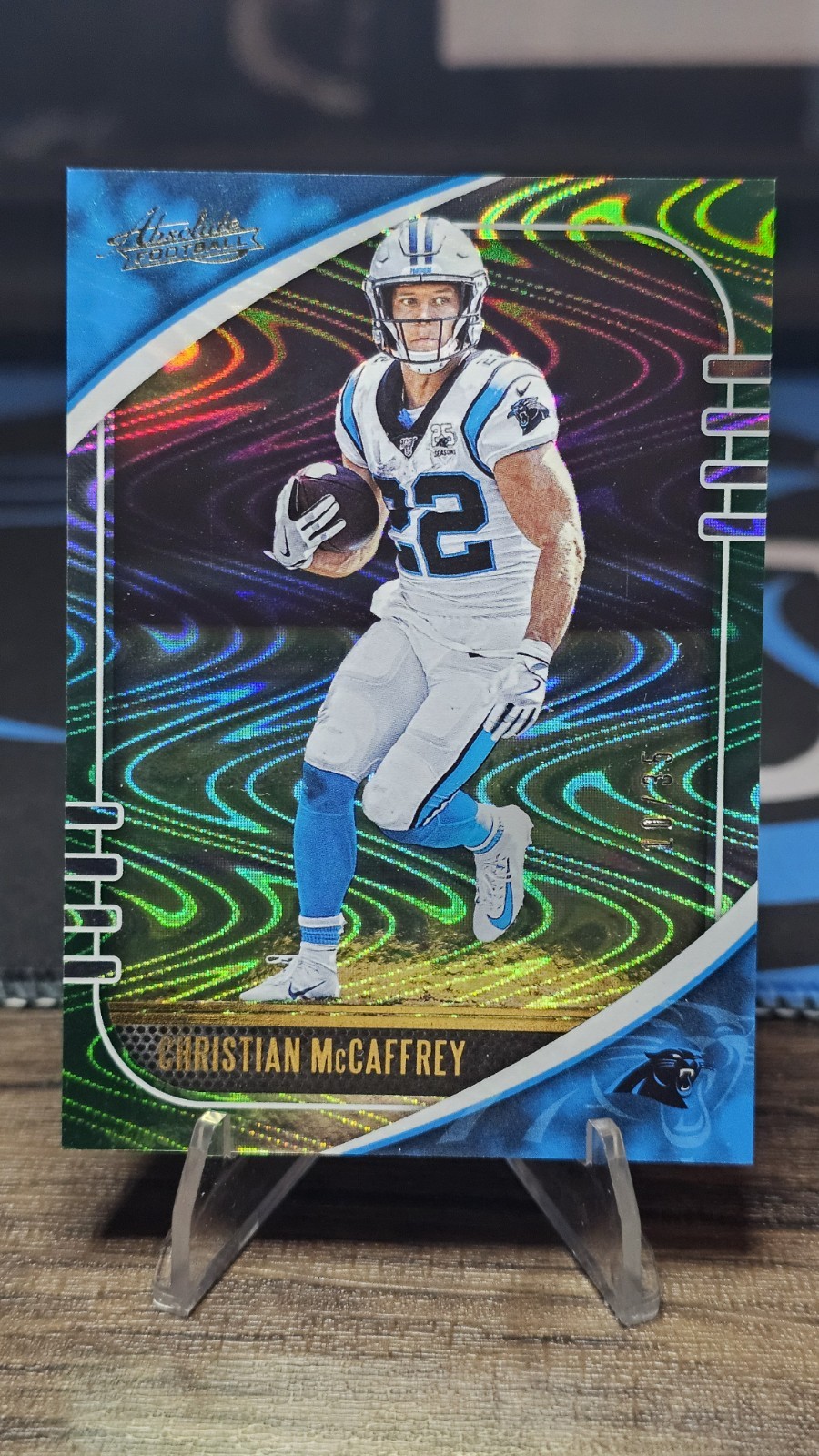 2020 Panini Absolute Christian McCaffrey #21 Green Waves /35 Panthers 49ers 🔥🔥