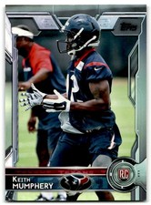 2015 Topps #493 Keith Mumphery Houston Texans Rookie