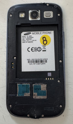 Samsung Galaxy S3 GT-I9300 Blau Teilespender Platine Kamera Board Etc. Ok