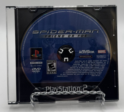 PS2 Spider-Man: Friend or Foe (Sony PlayStation 2, 2007) Disc Only Tested