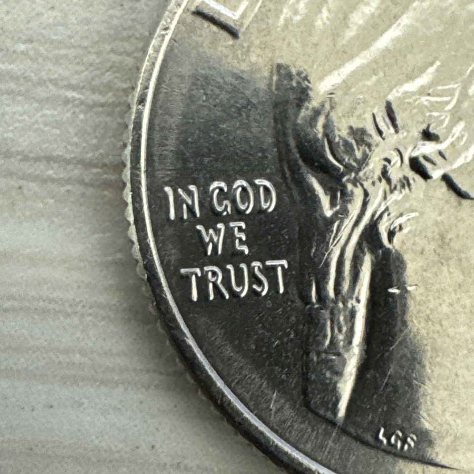 2023 D Jovita Idar 25 美分错误硬币完好“In Cod We Trust”稀有硬币 — 第 3/3 张图片