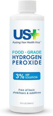 Food Grade 3% Hydrogen Peroxide - Versatile All-Natural Cleaner - Made in USA -